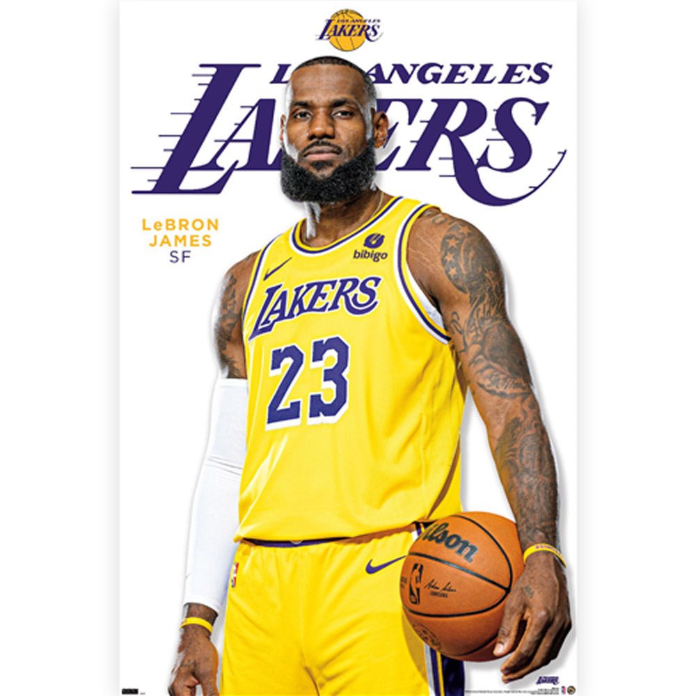 LOS ANGELES LAKERS(NBA) ロサンゼルスレイカーズ - LeBron James Feature Series 23 / ポスター - PGS